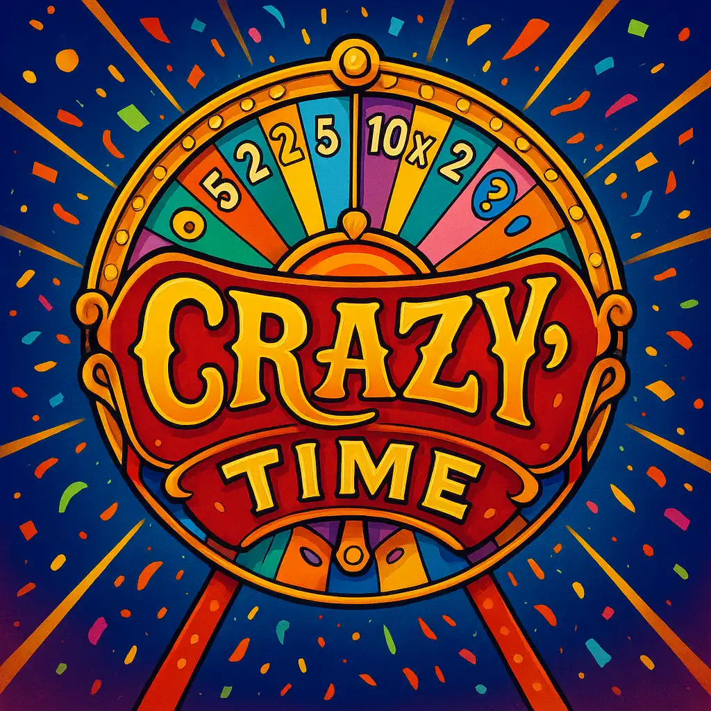 Crazy Time slot game cover art